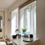 Center Terrace In Quiet Backyard - Stylish Bergen